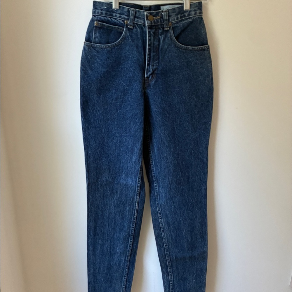 Lawman Dark Wash High Rise Straight Leg Jeans Women’s Size 5 - Vintage 90s